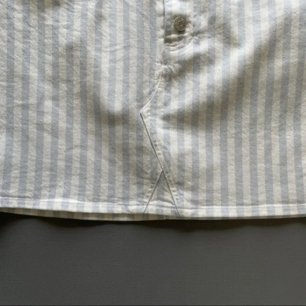 Madewell Stretch A-Line Mini Skirt in Pompano Stripe​​​​